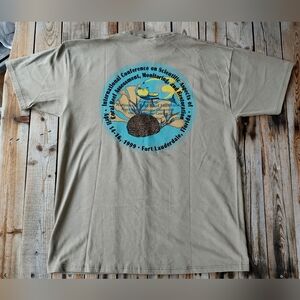 vintage '90s international conference on Coral Reef Assessment Florida T-shirt